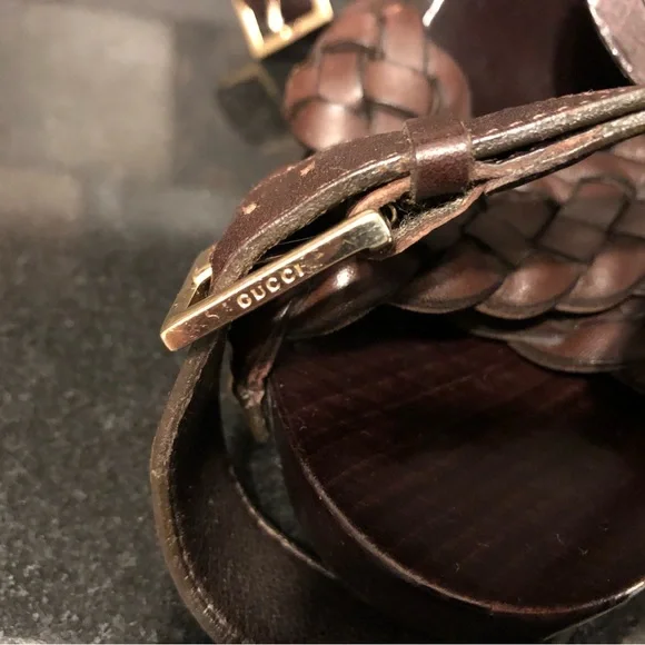 Gucci braided platform sandals - Picture 7 of 15